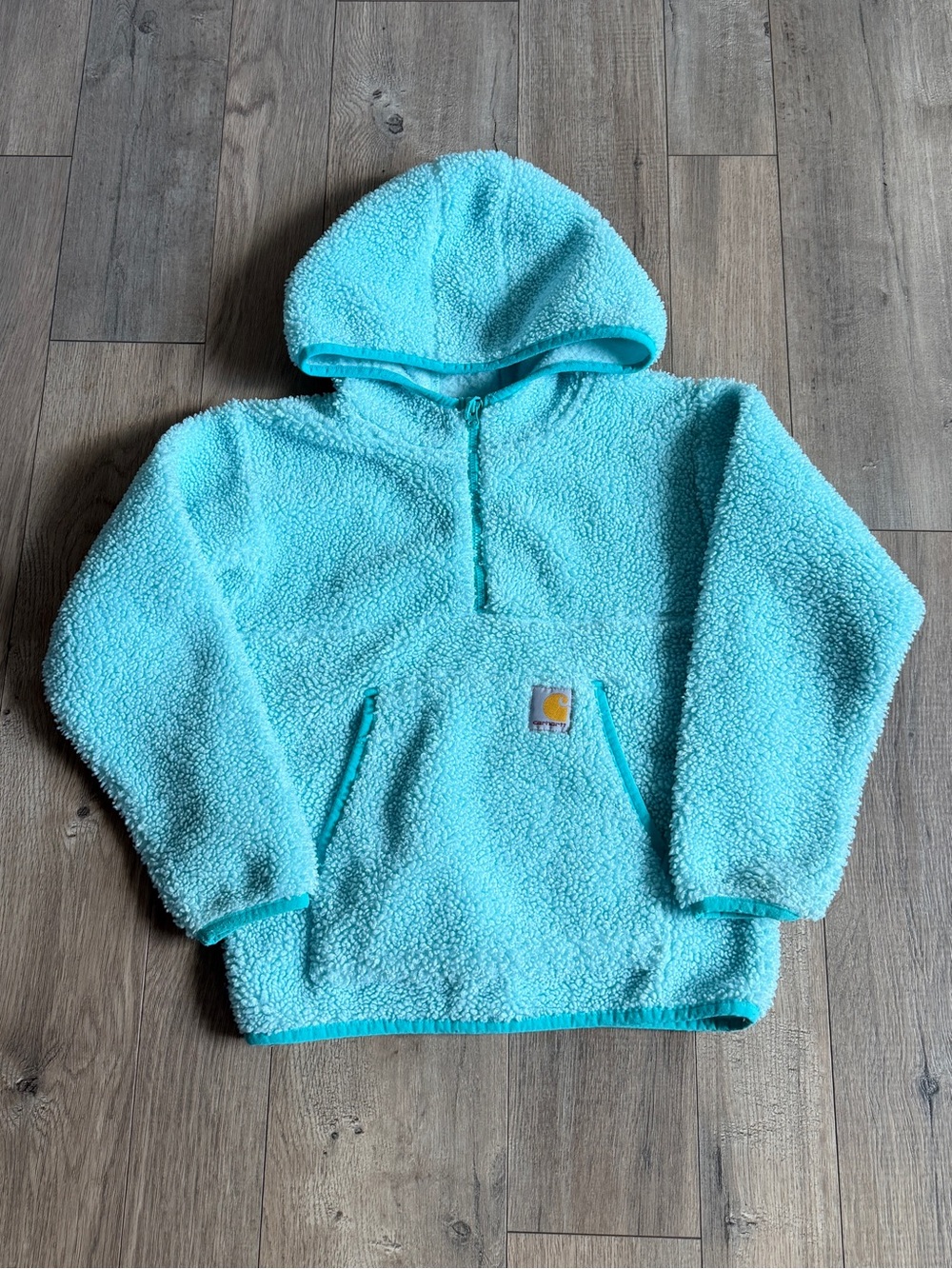 Carhartt Kids Aqua Sherpa Hoodie Size 7 / XS